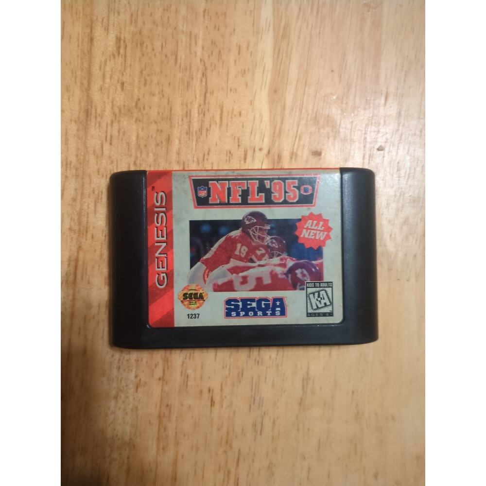 New Sega Genesis " NFL 95 " SEGA SPORTS"